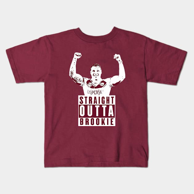 Manly-Warringah Sea Eagles - Anthony Watmough - STRAIGHT OUTTA BROOKIE Kids T-Shirt by OG Ballers